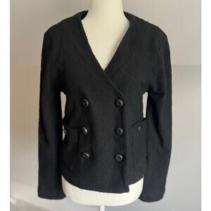 MARC BY MARC JACOBS black texture jacket blazer XS